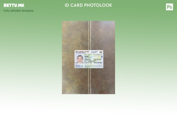 модерен стил Ireland ID photolook FRONT шаблон